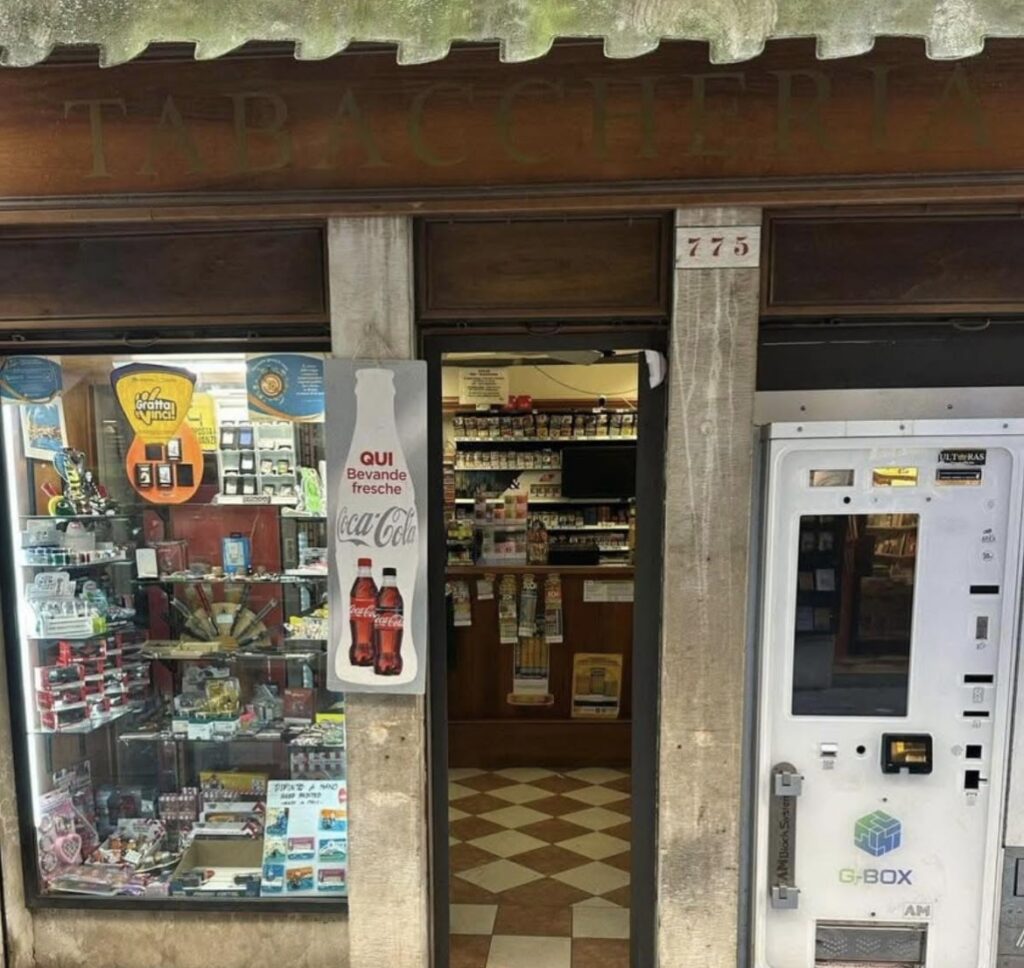 tabacchi; San polo Rialto ruga 775 Venezia;