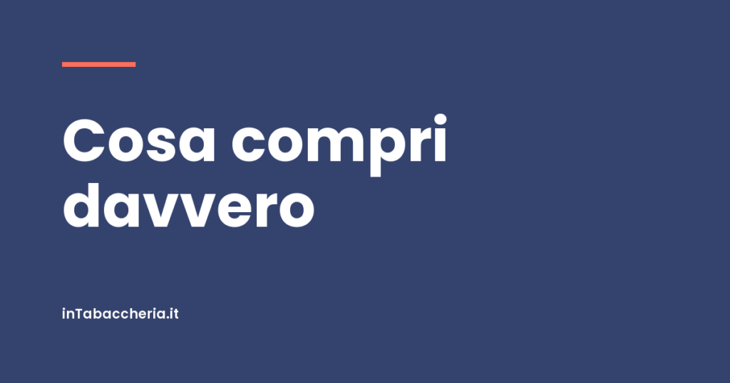Copertina dell'articolo con la scritta «Cosa compri davvero»