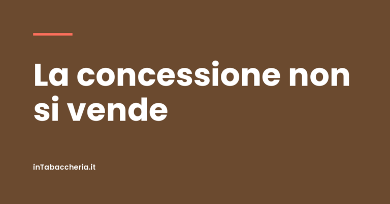 Copertina dell'articolo con la scritta «La concessione non si vende»