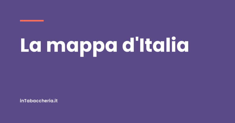 Copertina dell'articolo con la scritta «La mappa d'Italia»
